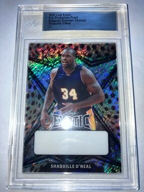 2023 Leaf Exotic Shaquille O'Neal Cheetah Basketball Card 1/1